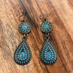 Boho Western Chic Dangle Drop Earrings Photo 2