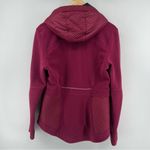 Athleta Red Jacket Cozy Fleece High Collar Photo 2