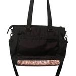 LUG Promenade Nylon Crossbody Bag Black 11X9 Diaper Travel Personal Bag Pockets Photo 4