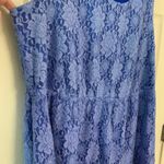 Apt. 9 light blue lace floral sleeveless dress 1X Photo 3