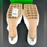 Bottega Veneta Padded Quilted White Leather Kitten Heel Mule Sandals EU 39.5 Photo 5