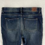 Maurice's  Womens 14W Short Skinny Jeans Stretch Ripped Distressed Dark Wash Denim Photo 7