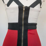 Hommage  Red and Black Pencil Dress Sz Small Photo 7