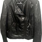 The Limited  Faux Leather jacket PXL  Moto  BIKER Jacket Photo 3