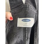 Old Navy  Black Wash Denim Bib Overalls Size 10 Straight Leg Grunge Photo 3