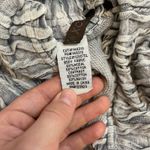 XCVI  Gray Open Front Cardigan‎ Textured Pockets Long Sleeve Size L Photo 4