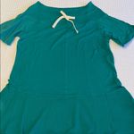 Free People  Beach GEMMA Size Medium Cadmium Green Off-Shoulder Mini Dress Boho Photo 5