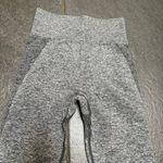 Gymshark Grey Burnout Workout Leggings Two Tone XS Dry Activewear Athletic Photo 2