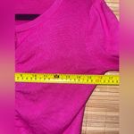Maurice's Womens Size small Dark Fuchsia Ruched Button Front Long Sleeve Cardigan Photo 5