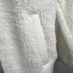Members Mark Sz Large Cozy Sherpa Full Snap Jacket White Womens Long Sleeve Warm Photo 2