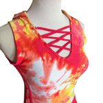 No Boundaries Juniors Womens  Tie Dye Lace Front Sleeveless Hooded Dress - Sz S Photo 1