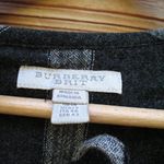 Burberry  Brit Gray Check Crepe Wool Dress 12 Photo 6