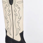 INC International Concepts Boots Western Style Knee High Size 9 Pointed Toe NEW Black Photo 0