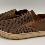 Olukai  Brown Pehuea Women's Slip On Sneakers Size 8 Photo 4