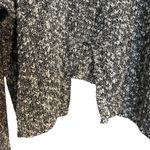 EXPRESS 90s Y2K Oversized V Neck Womens Sweater Black White Indie Fashion Size L Photo 5