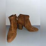 Universal Threads Universal Thread Tan Cowgirl FauxSuede Western Tassel Fringe MidAnkle Booties 11 Photo 1