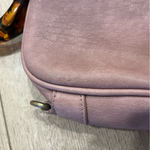 Anthropologie Pink Leather Tortoise Shell Handle Small Bag Photo 5