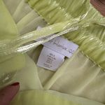 House of Harlow Y2k holographic iridescence Pant Set Shirt high Rise colorful neon coquette tie Photo 4