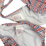 Xhilaration  Swim Red White Blue Scrunch Back Bra Top Bikini Size Women's XS / S Photo 2