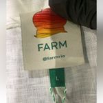 Farm Rio NEW  NWT Green Color Festival Midi Skirt 100% linen size Large women’s Photo 4