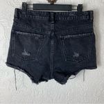 ZARA  | Destroyed Button Fly Cut Off Shorts Photo 1