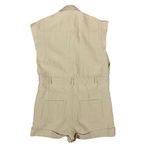 IRO  Paris Utility Romper Sleeveless Yellow Linen Blend Size 38 Photo 3
