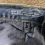 Lands End Jeans Womens 12 High Rise Straight Leg Light Wash Blue Pants Basic Photo 2