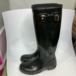 Hunter ‎ original tall black rain boots women’s size 6 Photo 6
