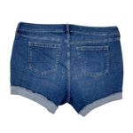 Torrid 5 Inch Mid-Rise Short Split Hem Cuffed Dark Wash Denim Plus Size 18 Photo 1