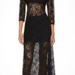Free People  Adored  Black Lace Maxi Dress Size S. B27 Photo 4