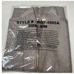 Zenana Outfitters Women's S/M Ash Mocha Half Zip Short Sleeve Pullover Cleanfit Neutralcore Photo 8