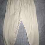 Adidas White Ribbed Joggers Photo 1