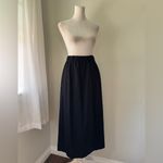 Vintage ‘90s San Remo by Laura Knits Black Knit Sweater Elastic Waist Maxi Skirt Size M Photo 2