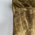 Michael Kors Women Long Sleeve Button Down Shirt 100% cotton Size Large Abstract Photo 5