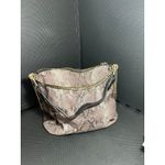 Furla ‎ Womens Snakeskin Leather Shoulder Bag Purse Made In Italy Hobo Style Photo 5