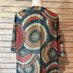 Diosa  Abstract Print Kimono Cardigan Photo 1