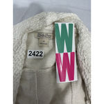 Lucky Brand Womans  Medium Long Sleeve Blanket Cascading Cream Detail Cardigan Photo 2