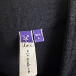 IBEX Wool Jacket Womens Large Black Full Zip Outdoors HIking Wool Embroidered Photo 11