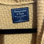Abercrombie & Fitch Womens Yellow Wool Blend Oversized Open Cardigan Size S Photo 5