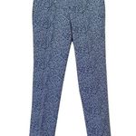 Boden Richmond Pant Blue Scattered Dots Ankle Trousers Size Women’s 6L | 6 Long Photo 0