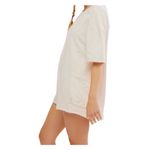 Free People  Hot Shot Tee‎ Romper Size L Sand/Sable Bleached Clay Women's Large Photo 3