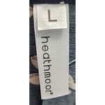 Heathmoor Floral Print Dress Women's Size L Navy White Red Casual Blue Size L Photo 4