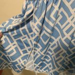 Newport News  XXXL blue geometric dress, 3/4 sleeve, i wore as swimsuit cover Photo 3