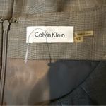Calvin Klein Plaid Sheath Dress Women’s Size 12 Workwear Career Gray Photo 2