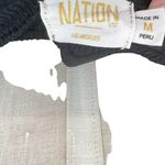 Nation Ltd Harmony Dress Smocked Mini Sleeveless Pima Cotton Black Size Medium Photo 10