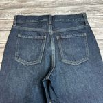 Old Navy  Women's High-Rise Slouchy Straight Crop Button Fly Jeans 0 Blue Denim Photo 5