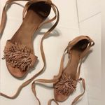 Madewell leather blush pink ankle strap sandals women size 8 Photo 1