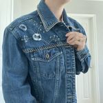 Liz Claiborne Vintage  Embroidered Jean Jacket Photo 5
