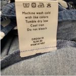 Draper James  Miranda Blue White Wrap Dress Floral Flower Denim Chambray Size 4 Photo 7