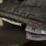 Holding Horses Womens Green 100% Linen LS Button Blouse M Festival Boho Cottage Photo 3